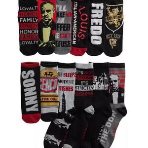 The Godfather Crew & Low Cut Socks 12 Days of Socks Calendar TV Mens size 6-12